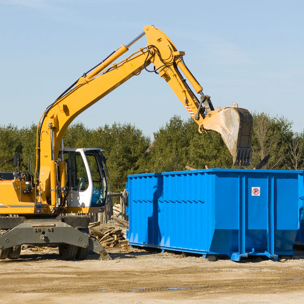 what kind of customer support is available for residential dumpster rentals in Brinsmade